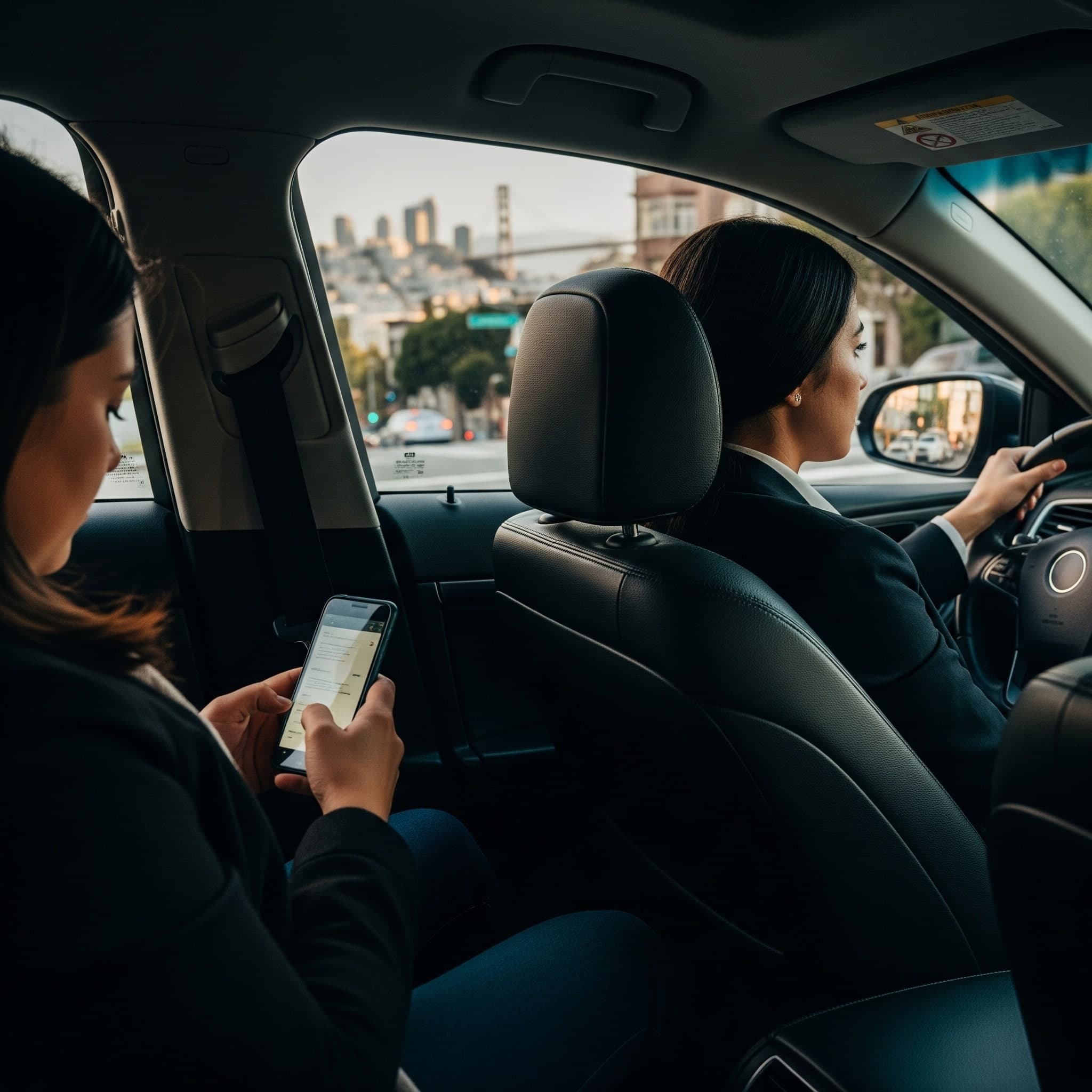 Rideshare work begins.